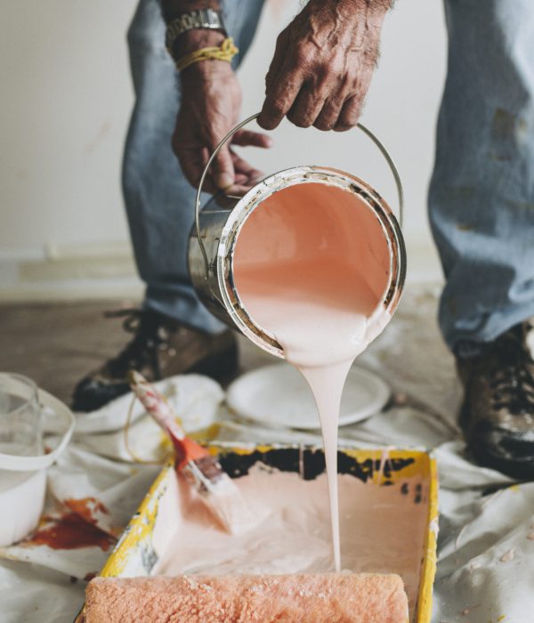 painting the walls pink